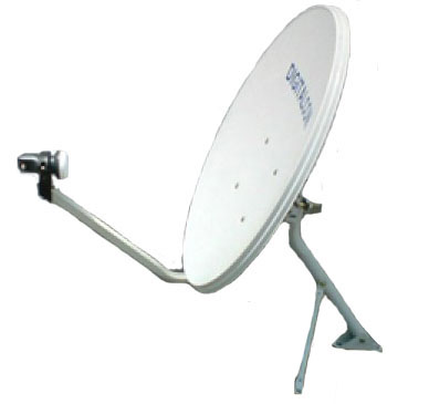 Antena Parabolica de 60 cm. de diametro, Banda KU de superficie solida, Marca Digitalcom, modelo D601JB tecnologia USA