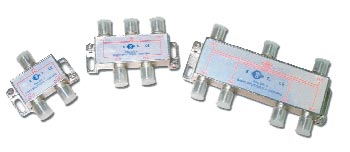 Splitter 2,3,4 vias, de Baja Frecuencia de ( 5 - 1000 mhz)